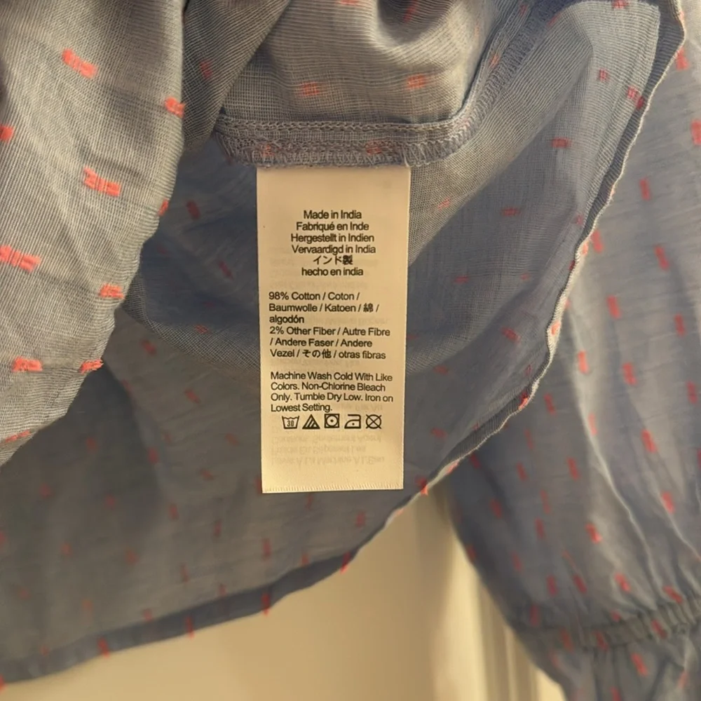 J. Crew Factory Long Sleeve Ruffle Top - Picture 4 of 7